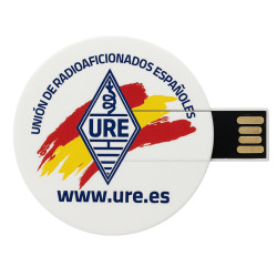 Pendrive de 8 GB personalizado con el logo de la URE