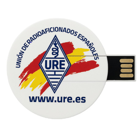 Pendrive de 8 GB personalizado con el logo de la URE