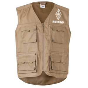 Chaleco con indicativo y logo de URE