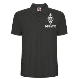 Polo con indicativo y logo de URE